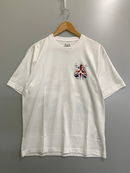 【中古品】【メンズ】 PALAC パレス KINGTRI T-SHIRT キングトリ TEE SS 半袖Tシャツ 142-261003-ta-40-min サイズ：M カラー：ホワイト 万代Net店