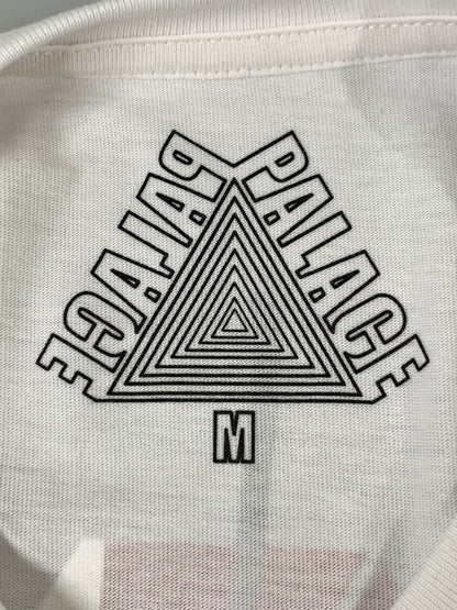 【中古品】【メンズ】 PALAC パレス KINGTRI T-SHIRT キングトリ TEE SS 半袖Tシャツ 142-261003-ta-40-min サイズ：M カラー：ホワイト 万代Net店