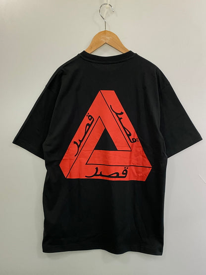 【中古美品】【メンズ】 PALACE パレス TRILINGUAL T-SHIRT トライアングル TEE 半袖Tシャツ SS 142-261003-ta-19-min サイズ：M カラー：ブラック 万代Net店