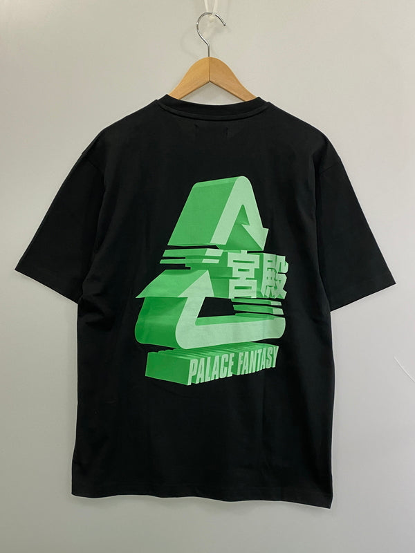 【中古美品】【メンズ】 PALACE×SCI-FI FANTASY パレス サイファイ ファンタジー TRIT T-SHIRT トライTシャツ 半袖Tシャツ TEE 142-261003-ta-20-min サイズ：M カラー：ブラック 万代Net店