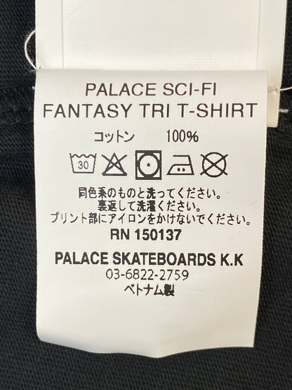 【中古美品】【メンズ】 PALACE×SCI-FI FANTASY パレス サイファイ ファンタジー TRIT T-SHIRT トライTシャツ 半袖Tシャツ TEE 142-261003-ta-20-min サイズ：M カラー：ブラック 万代Net店