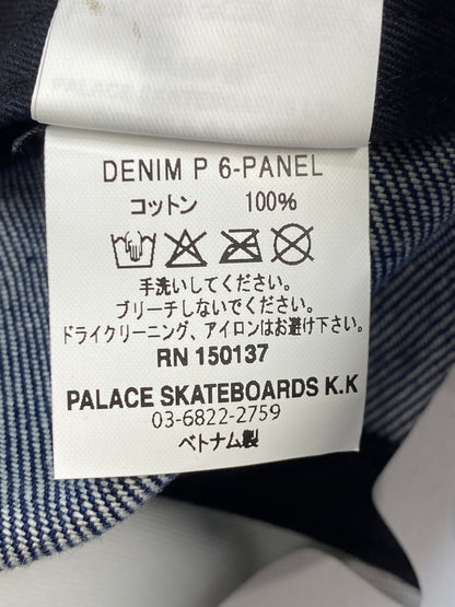 【中古品】【メンズ】 PALACE パレス P 6-PANEL INDIGO HEART ピー シックス パネル インディゴ ハート デニム キャップ 帽子 185-261006-hu-08-min サイズ：フリー カラー：インディゴ 万代Net店