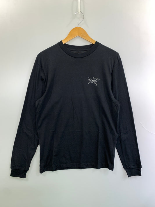 【現状渡し品】【メンズ】 ARC'TERYX アークテリクス KRAGG SL COTTON LS TEE クラッグ エスエル コットン ロングスリーブ ティー 長袖 Tシャツ トップス 144-261006-hu-48-min サイズ：S カラー：ブラック 万代Net店