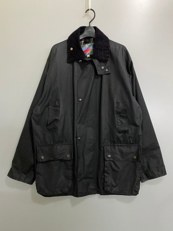 【現状渡し品】【メンズ】 MILLER&SIMONS ミラー＆シモンズ イングランド製 オイルドジャケット ワックスコットン ヴィンテージ メンズ アウター 144-261002-em-49-min サイズ：M カラー：ブラック系 万代Net店