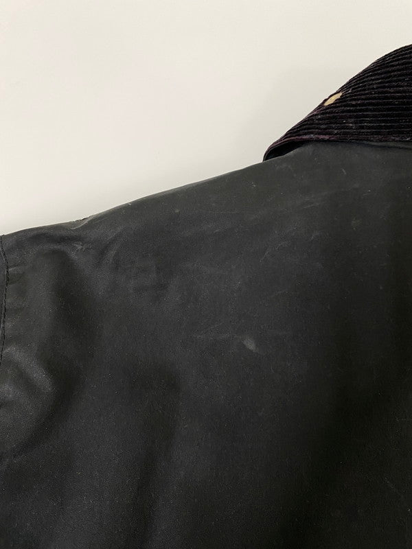 【現状渡し品】【メンズ】 MILLER&SIMONS ミラー＆シモンズ イングランド製 オイルドジャケット ワックスコットン ヴィンテージ メンズ アウター 144-261002-em-49-min サイズ：M カラー：ブラック系 万代Net店