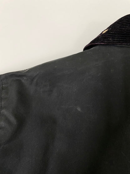 【現状渡し品】【メンズ】 MILLER&SIMONS ミラー＆シモンズ イングランド製 オイルドジャケット ワックスコットン ヴィンテージ メンズ アウター 144-261002-em-49-min サイズ：M カラー：ブラック系 万代Net店