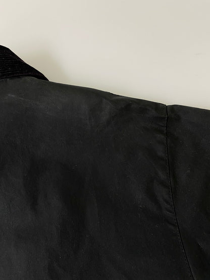 【現状渡し品】【メンズ】 MILLER&SIMONS ミラー＆シモンズ イングランド製 オイルドジャケット ワックスコットン ヴィンテージ メンズ アウター 144-261002-em-49-min サイズ：M カラー：ブラック系 万代Net店