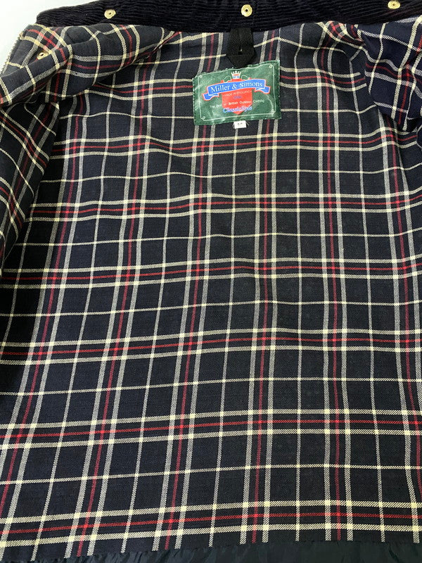【現状渡し品】【メンズ】 MILLER&SIMONS ミラー＆シモンズ イングランド製 オイルドジャケット ワックスコットン ヴィンテージ メンズ アウター 144-261002-em-49-min サイズ：M カラー：ブラック系 万代Net店