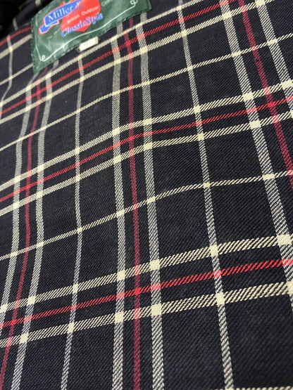 【現状渡し品】【メンズ】 MILLER&SIMONS ミラー＆シモンズ イングランド製 オイルドジャケット ワックスコットン ヴィンテージ メンズ アウター 144-261002-em-49-min サイズ：M カラー：ブラック系 万代Net店