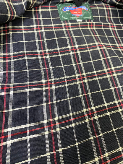 【現状渡し品】【メンズ】 MILLER&SIMONS ミラー＆シモンズ イングランド製 オイルドジャケット ワックスコットン ヴィンテージ メンズ アウター 144-261002-em-49-min サイズ：M カラー：ブラック系 万代Net店