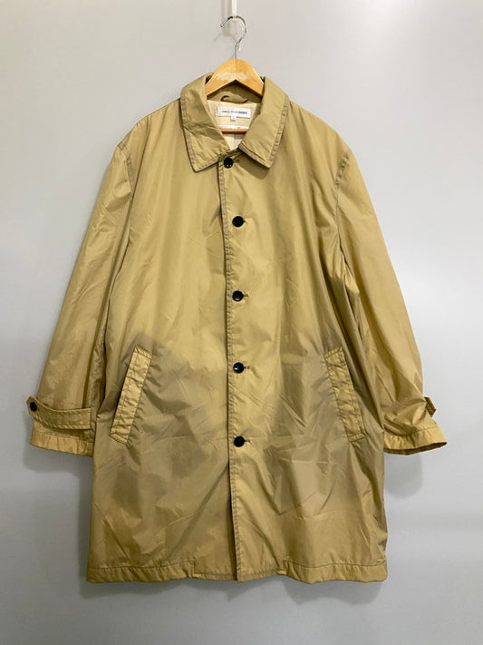 【中古品】【メンズ】 COMME DES GARCONS SHIRT コムデギャルソンシャツ NYLON COAT ナイロン コート メンズ アウター 140-261002-em-32-min サイズ：L カラー：ベージュ 万代Net店