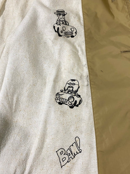 【中古品】【メンズ】 COMME DES GARCONS SHIRT コムデギャルソンシャツ NYLON COAT ナイロン コート メンズ アウター 140-261002-em-32-min サイズ：L カラー：ベージュ 万代Net店
