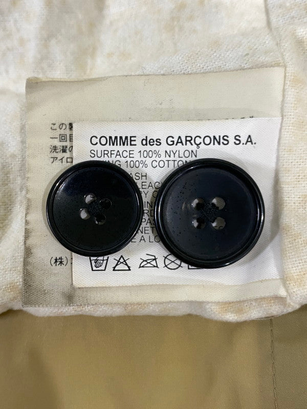 【中古品】【メンズ】 COMME DES GARCONS SHIRT コムデギャルソンシャツ NYLON COAT ナイロン コート メンズ アウター 140-261002-em-32-min サイズ：L カラー：ベージュ 万代Net店
