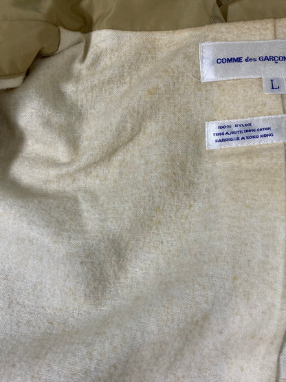【中古品】【メンズ】 COMME DES GARCONS SHIRT コムデギャルソンシャツ NYLON COAT ナイロン コート メンズ アウター 140-261002-em-32-min サイズ：L カラー：ベージュ 万代Net店