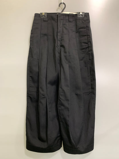 【中古品】【メンズ】 SHINYA KOZUKA シンヤ コヅカ × DICKIES ディッキーズ 19SS BAGGY with DICKIES 1902SK47 バギー ウィズ ディッキーズ ワイドバギーパンツ メンズ ボトムス 151-261002-em-02-min サイズ：M カラー：ブラック 万代Net店