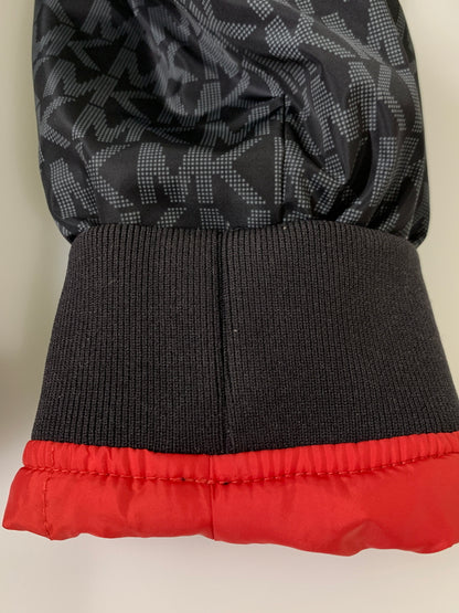 【中古品】【メンズ】 MICHAEL KORS マイケルコース LOGO JACKET ロゴ ジャケット メンズ アウター 総柄 141-261002-em-60-min サイズ：L カラー：ブラック/レッド 万代Net店