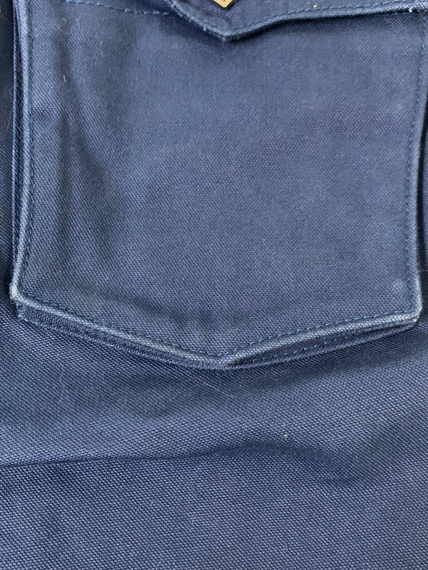 【中古品】【メンズ】 SKULL FLIGHT スカルフライト SS PANTS TYPE2 ストレッチ ノーマルポケット ブーツカット スピードスペクター メンズ ボトムス バイカー 157-261002-em-06-min サイズ：34 カラー：ブルー 万代Net店