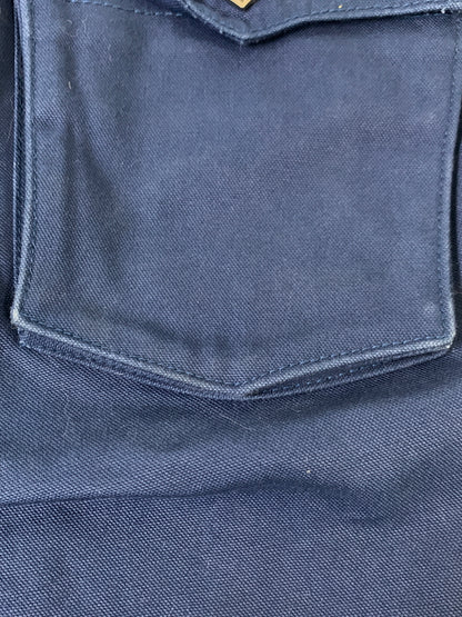 【中古品】【メンズ】 SKULL FLIGHT スカルフライト SS PANTS TYPE2 ストレッチ ノーマルポケット ブーツカット スピードスペクター メンズ ボトムス バイカー 157-261002-em-06-min サイズ：34 カラー：ブルー 万代Net店