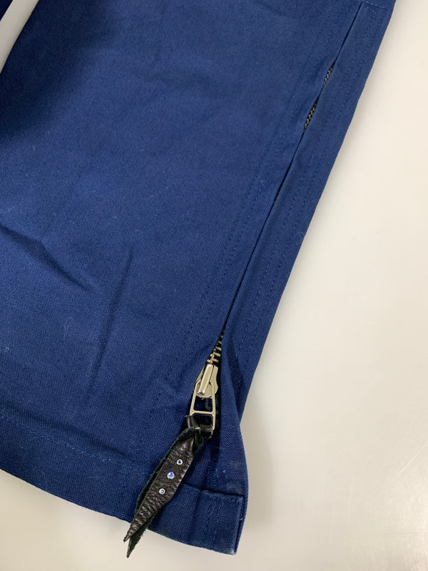 【中古品】【メンズ】 SKULL FLIGHT スカルフライト SS PANTS TYPE2 ストレッチ ノーマルポケット ブーツカット スピードスペクター メンズ ボトムス バイカー 157-261002-em-05-min サイズ：34 カラー：ブルー 万代Net店