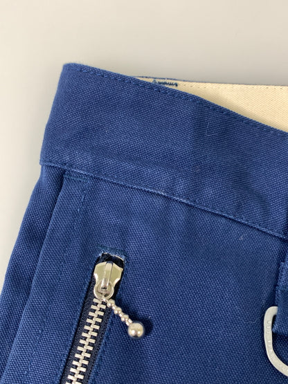 【中古品】【メンズ】 SKULL FLIGHT スカルフライト SS PANTS TYPE2 ストレッチ ノーマルポケット ブーツカット スピードスペクター メンズ ボトムス バイカー 157-261002-em-05-min サイズ：34 カラー：ブルー 万代Net店