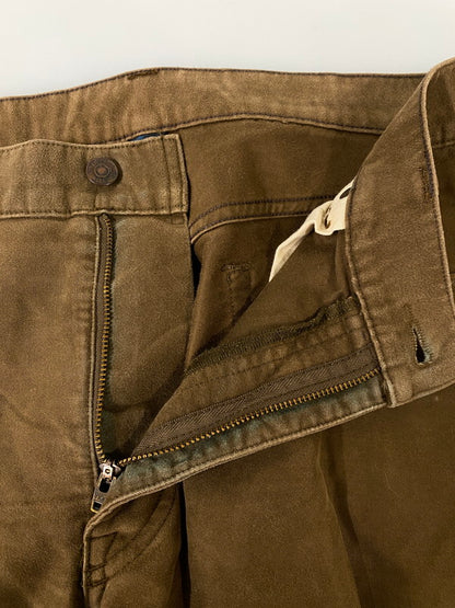 【現状渡し品】【メンズ】 POLO RALPH LAUREN ポロラルフローレン モールスキンパンツ メンズ ボトムス コットンパンツ スリムフィット 158-261002-em-45-min サイズ：W35/L30 カラー：ブラウン 万代Net店