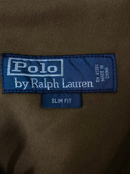 【現状渡し品】【メンズ】 POLO RALPH LAUREN ポロラルフローレン モールスキンパンツ メンズ ボトムス コットンパンツ スリムフィット 158-261002-em-45-min サイズ：W35/L30 カラー：ブラウン 万代Net店