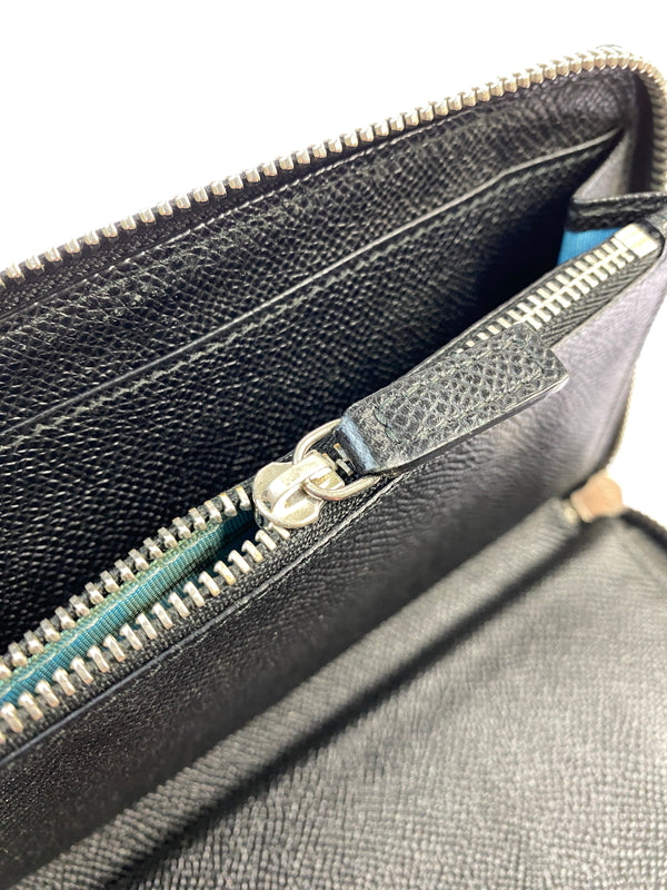 【現状渡し品】【メンズ】 BVLGARI ブルガリ オーガナイザー ラウンドファスナー 36710 長財布 ウォレット 181-261006-hu-03-min カラー：ブラック 万代Net店