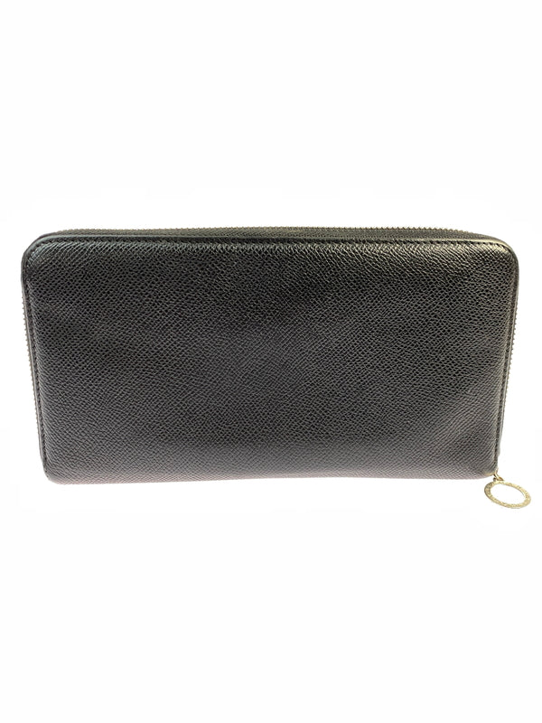 【現状渡し品】【メンズ】 BVLGARI ブルガリ オーガナイザー ラウンドファスナー 36710 長財布 ウォレット 181-261006-hu-03-min カラー：ブラック 万代Net店
