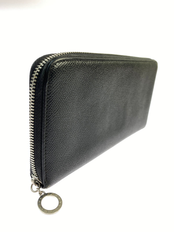【現状渡し品】【メンズ】 BVLGARI ブルガリ オーガナイザー ラウンドファスナー 36710 長財布 ウォレット 181-261006-hu-03-min カラー：ブラック 万代Net店