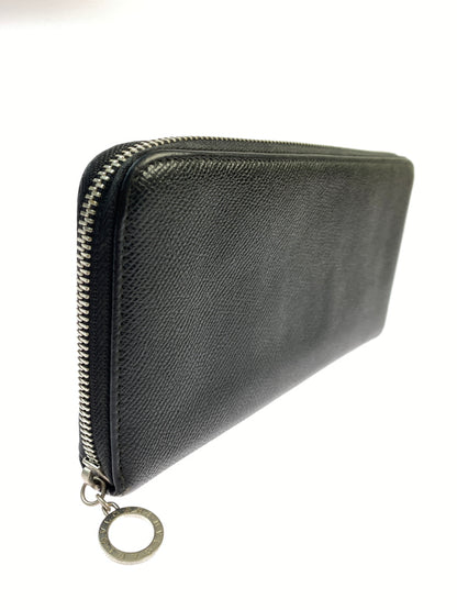 【現状渡し品】【メンズ】 BVLGARI ブルガリ オーガナイザー ラウンドファスナー 36710 長財布 ウォレット 181-261006-hu-03-min カラー：ブラック 万代Net店