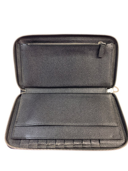 【現状渡し品】【メンズ】 BVLGARI ブルガリ オーガナイザー ラウンドファスナー 36710 長財布 ウォレット 181-261006-hu-03-min カラー：ブラック 万代Net店