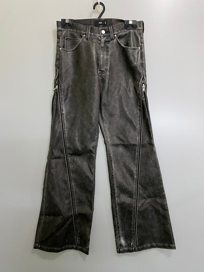 【現状渡し品】【メンズ】 HARE ハレ FAKELEATHER PANT HA010520AD フェイクレザー パンツ メンズ ボトムス 合成皮革 ズボン 158-261002-em-46-min サイズ：M カラー：ブラック 万代Net店