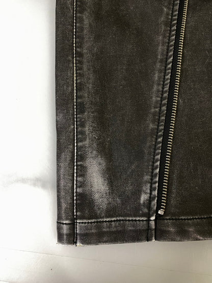 【現状渡し品】【メンズ】 HARE ハレ FAKELEATHER PANT HA010520AD フェイクレザー パンツ メンズ ボトムス 合成皮革 ズボン 158-261002-em-46-min サイズ：M カラー：ブラック 万代Net店
