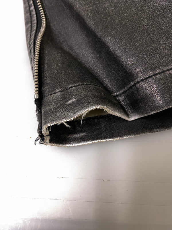 【現状渡し品】【メンズ】 HARE ハレ FAKELEATHER PANT HA010520AD フェイクレザー パンツ メンズ ボトムス 合成皮革 ズボン 158-261002-em-46-min サイズ：M カラー：ブラック 万代Net店