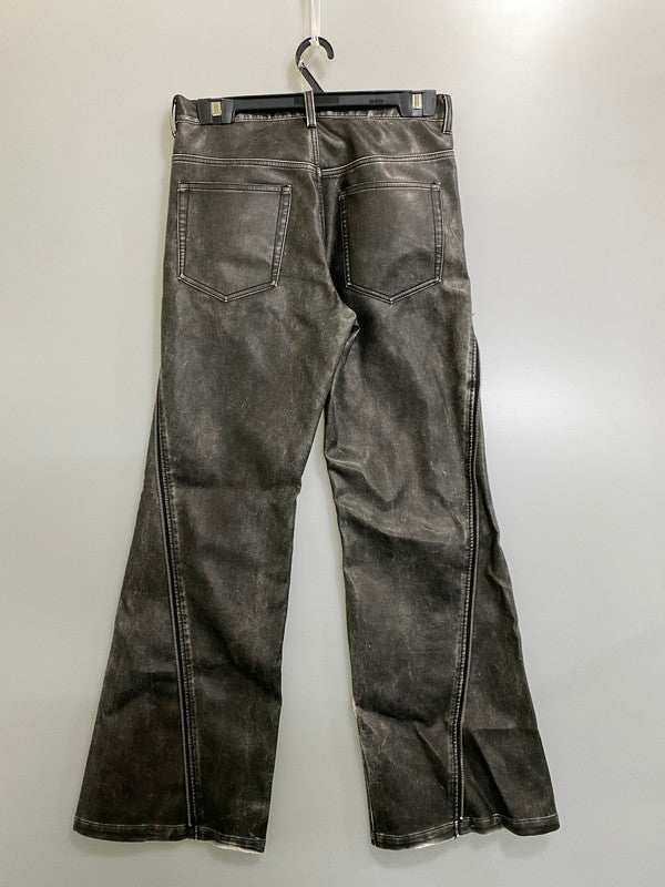 【現状渡し品】【メンズ】 HARE ハレ FAKELEATHER PANT HA010520AD フェイクレザー パンツ メンズ ボトムス 合成皮革 ズボン 158-261002-em-46-min サイズ：M カラー：ブラック 万代Net店
