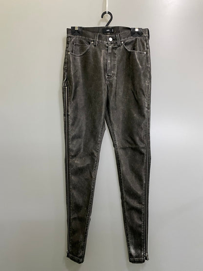 【現状渡し品】【メンズ】 HARE ハレ FAKELEATHER PANT HA010520AD フェイクレザー パンツ メンズ ボトムス 合成皮革 ズボン 158-261002-em-46-min サイズ：M カラー：ブラック 万代Net店
