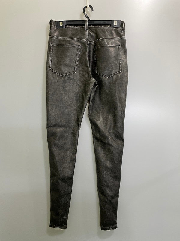 【現状渡し品】【メンズ】 HARE ハレ FAKELEATHER PANT HA010520AD フェイクレザー パンツ メンズ ボトムス 合成皮革 ズボン 158-261002-em-46-min サイズ：M カラー：ブラック 万代Net店