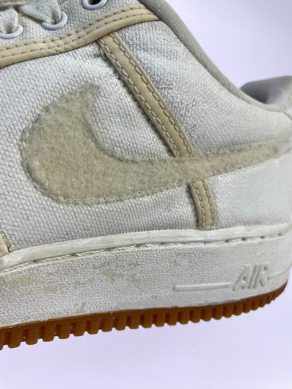 【現状渡し品】【メンズ】 NIKE×TRAVIS SCOTT ナイキ トラヴィス スコット AIR FORCE 1 AF100 エア フォース 1 エーエフ 100 AQ4211-100 スニーカー 靴 シューズ 160-261006-hu-18-min カラー：WHITE/WHITE-WHITE 万代Net店
