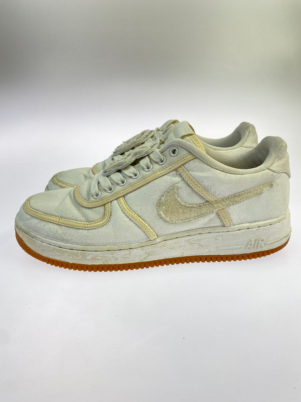 【現状渡し品】【メンズ】 NIKE×TRAVIS SCOTT ナイキ トラヴィス スコット AIR FORCE 1 AF100 エア フォース 1 エーエフ 100 AQ4211-100 スニーカー 靴 シューズ 160-261006-hu-18-min カラー：WHITE/WHITE-WHITE 万代Net店