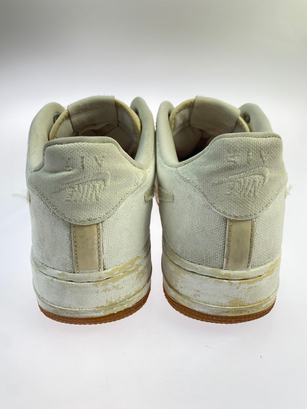 【現状渡し品】【メンズ】 NIKE×TRAVIS SCOTT ナイキ トラヴィス スコット AIR FORCE 1 AF100 エア フォース 1 エーエフ 100 AQ4211-100 スニーカー 靴 シューズ 160-261006-hu-18-min カラー：WHITE/WHITE-WHITE 万代Net店
