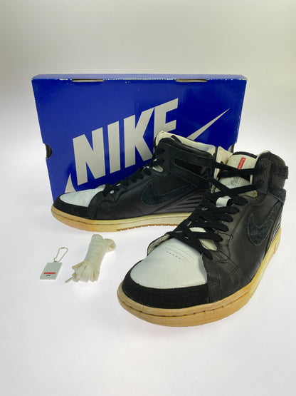 【ジャンク品】【メンズ】 NIKE ナイキ SB ZOOM AIR 94 HI SUPREME 428927-001 ズーム エア 91 ハイ シュプリーム スニーカー 靴 160-260930-yn-40-min サイズ：28.0cm US10 カラー：BLACK/BLACK 万代Net店