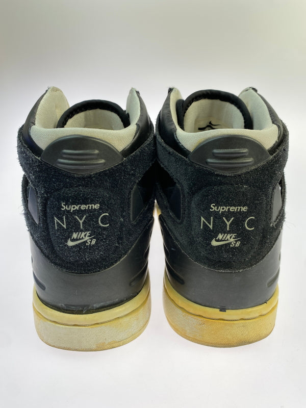 【ジャンク品】【メンズ】 NIKE ナイキ SB ZOOM AIR 94 HI SUPREME 428927-001 ズーム エア 91 ハイ シュプリーム スニーカー 靴 160-260930-yn-40-min サイズ：28.0cm US10 カラー：BLACK/BLACK 万代Net店