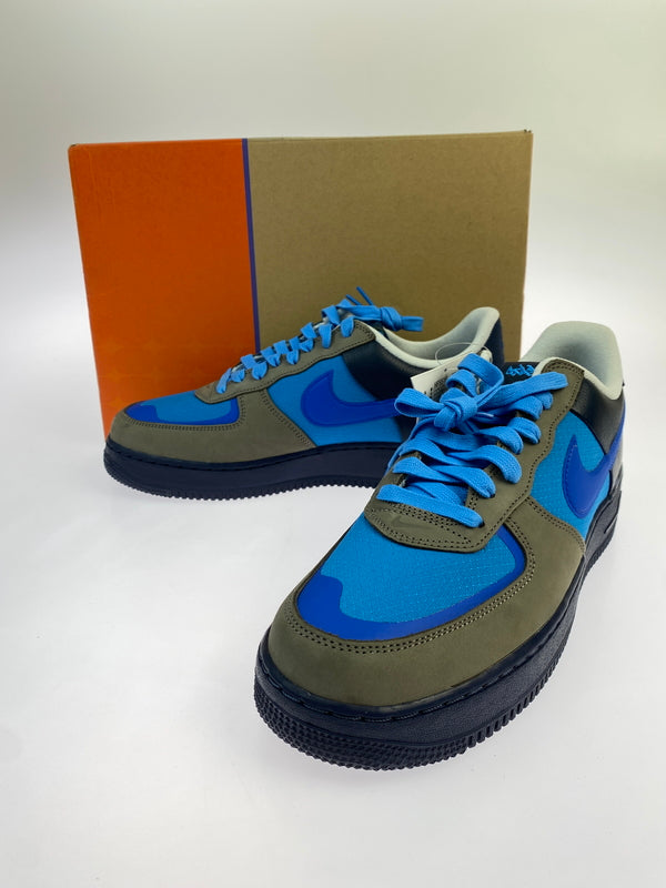 【中古品】【メンズ】 NIKE×STASH ナイキ スタッシュ AIR FORCE 1 LOW SP エア フォース ワン ロー エスピー HF5516-001 靴 シューズ スニーカー 160-261004-hu-01-min カラー：SOFT GREY / VARSITY ROYAL 万代Net店