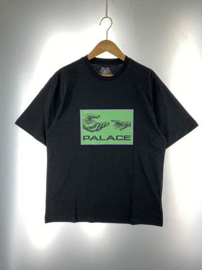【中古品】【メンズ】 PALACE パレス TOP UP T-SHIRT トップ アップ Tシャツ メンズ 半袖 ショートスリーブ 142-261005-em-04-min サイズ：M カラー：ブラック 万代Net店