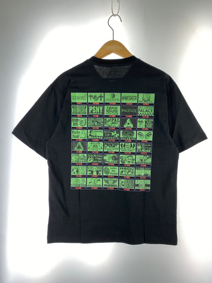 【中古品】【メンズ】 PALACE パレス TOP UP T-SHIRT トップ アップ Tシャツ メンズ 半袖 ショートスリーブ 142-261005-em-04-min サイズ：M カラー：ブラック 万代Net店