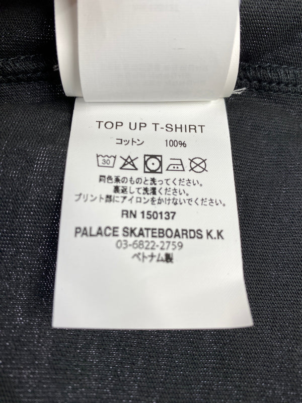 【中古品】【メンズ】 PALACE パレス TOP UP T-SHIRT トップ アップ Tシャツ メンズ 半袖 ショートスリーブ 142-261005-em-04-min サイズ：M カラー：ブラック 万代Net店