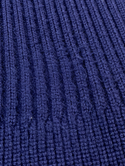 【中古品】【メンズ】 PALACE パレス CABLE PATCHWORK KNIT ケーブル パッチワーク ニット トップス 142-260930-yn-18-min サイズ：L カラー：ネイビー 万代Net店