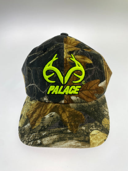 【中古品】【メンズ】 PALACE パレス CORD REALTREE 6-PANEL EDGE コード リアルツリー シックス パネル エッジ コーデュロイ キャップ 帽子 185-261006-hu-09-min サイズ：FREE カラー：ブラウンブラック系（マルチカラー） 万代Net店