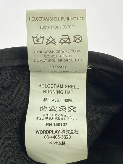 【中古品】【メンズ】 PALACE パレス HOLOGRAM SHELL RUNNING HAT ホログラム シェル ランニング ハット キャップ 帽子 185-261006-hu-11-min サイズ：FREE カラー：ブラック 万代Net店