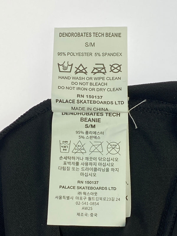 【中古品】【メンズ】 PALACE パレス DENDROBATES TECH BEANIE デンドロバテス テック ビーニー ヘッドウェア 帽子 185-261006-hu-12-min サイズ：S/M カラー：ブラック 万代Net店